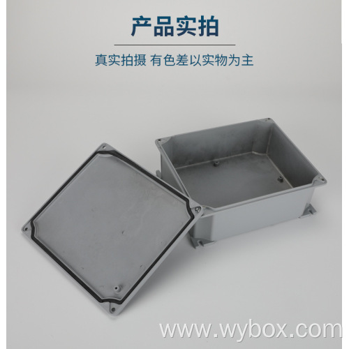 heavy duty die cast aluminium enclosure box with wall mount bracket electrical waterproof aluminum junction electronic IP67 hou